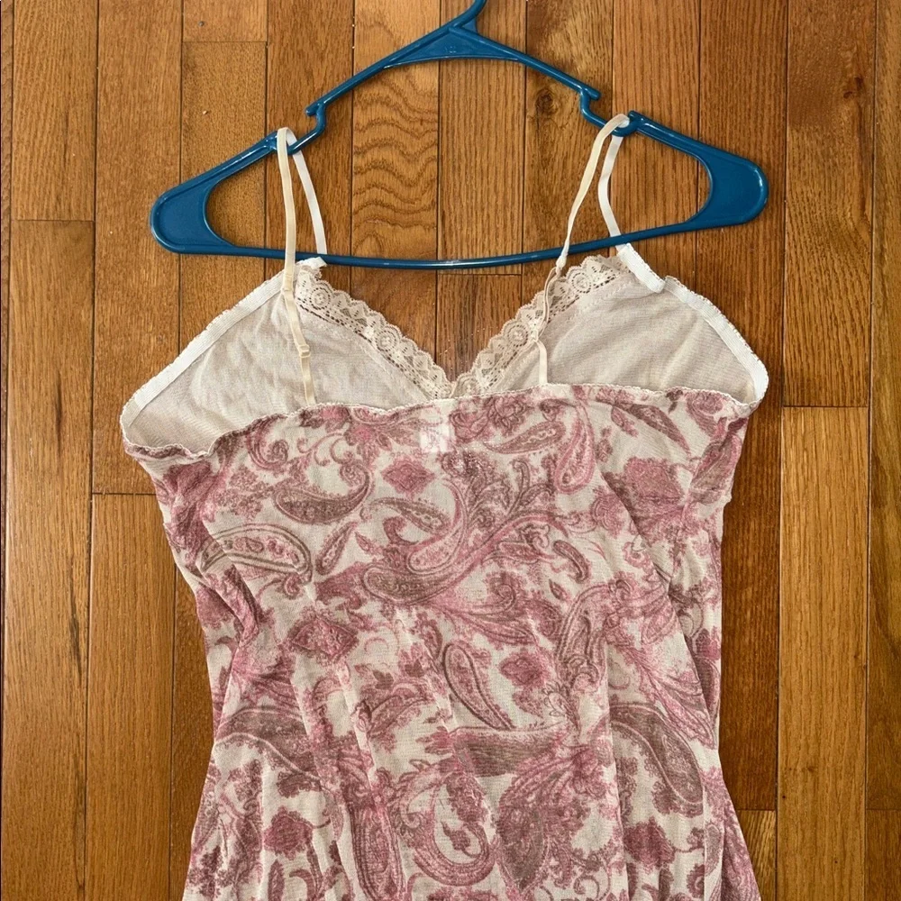 WinterSilks Women's Silk Chemise Lace Slip Night Dress Size Large